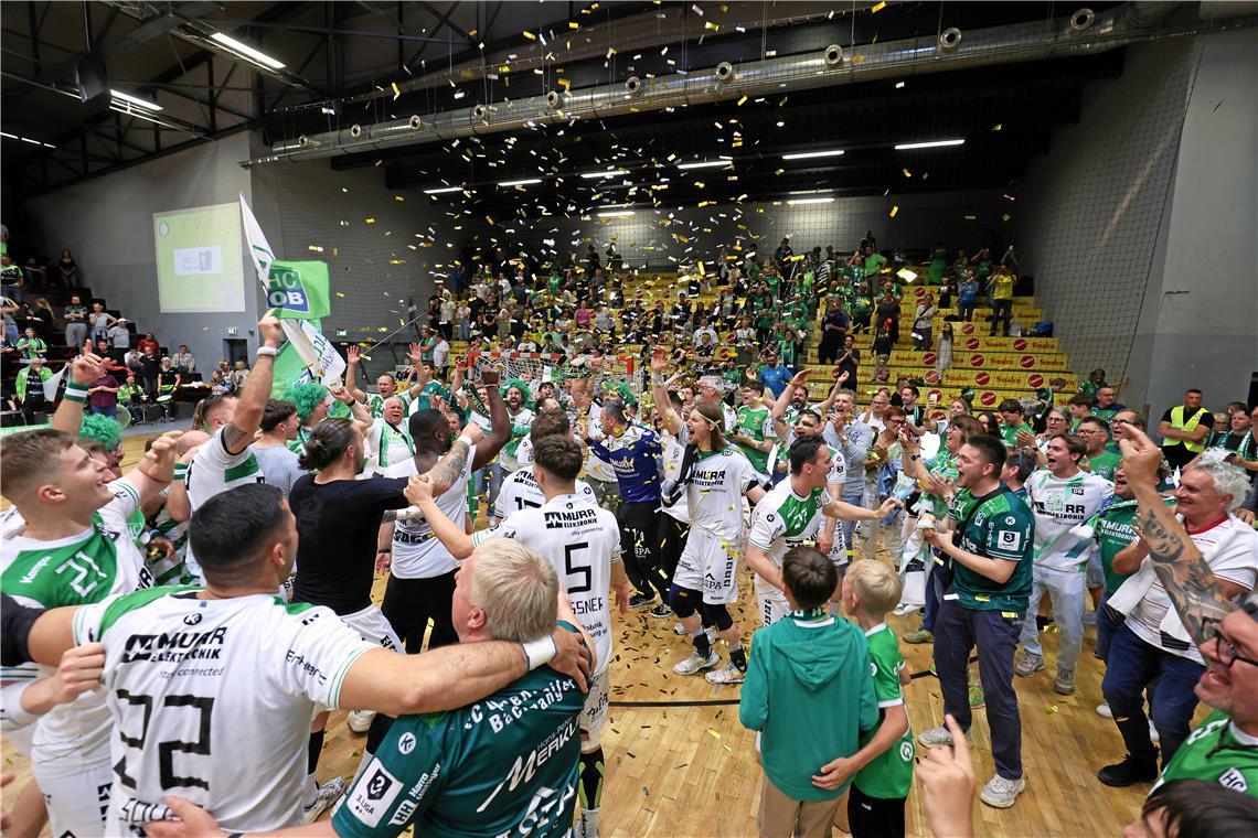 Handball, HC Oppenweiler/Backnang, Rückspiel beim HC Eintracht Hildesheim und Ju...