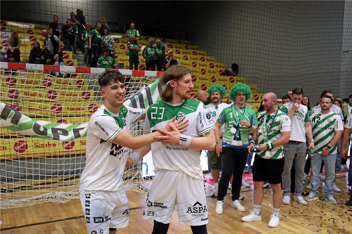 Handball, HC Oppenweiler/Backnang, Rückspiel beim HC Eintracht Hildesheim und Ju...
