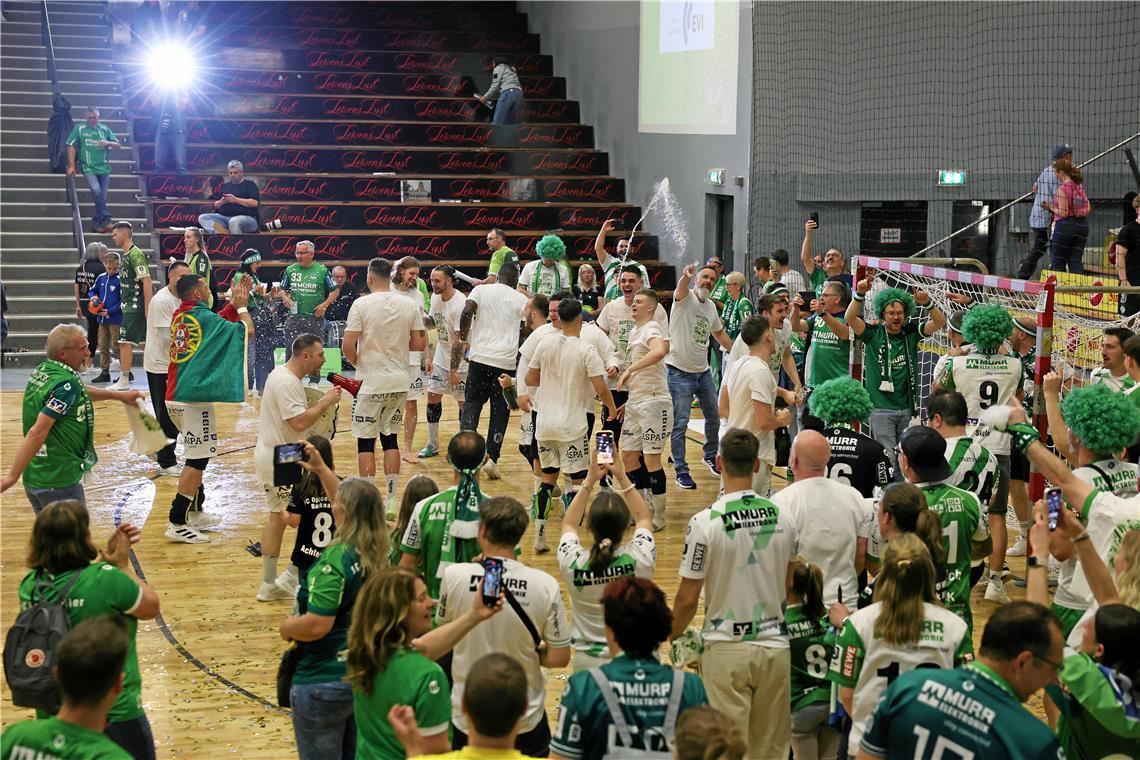 Handball, HC Oppenweiler/Backnang, Rückspiel beim HC Eintracht Hildesheim und Ju...