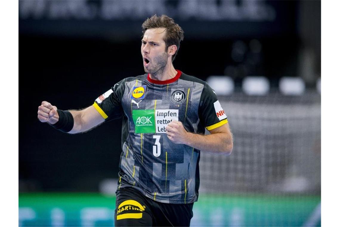 DHB-Team vor Olympia-Generalprobe zuversichtlich Handball-Star Uwe Gensheimer machte gegen Brasilien ein starkes Spiel. Foto: Sascha Klahn/dpa
