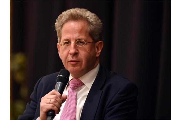 Hans-Georg Maaßen bei einem Auftritt in Suhl. Foto: Martin Schutt/dpa-Zentralbild/dpa