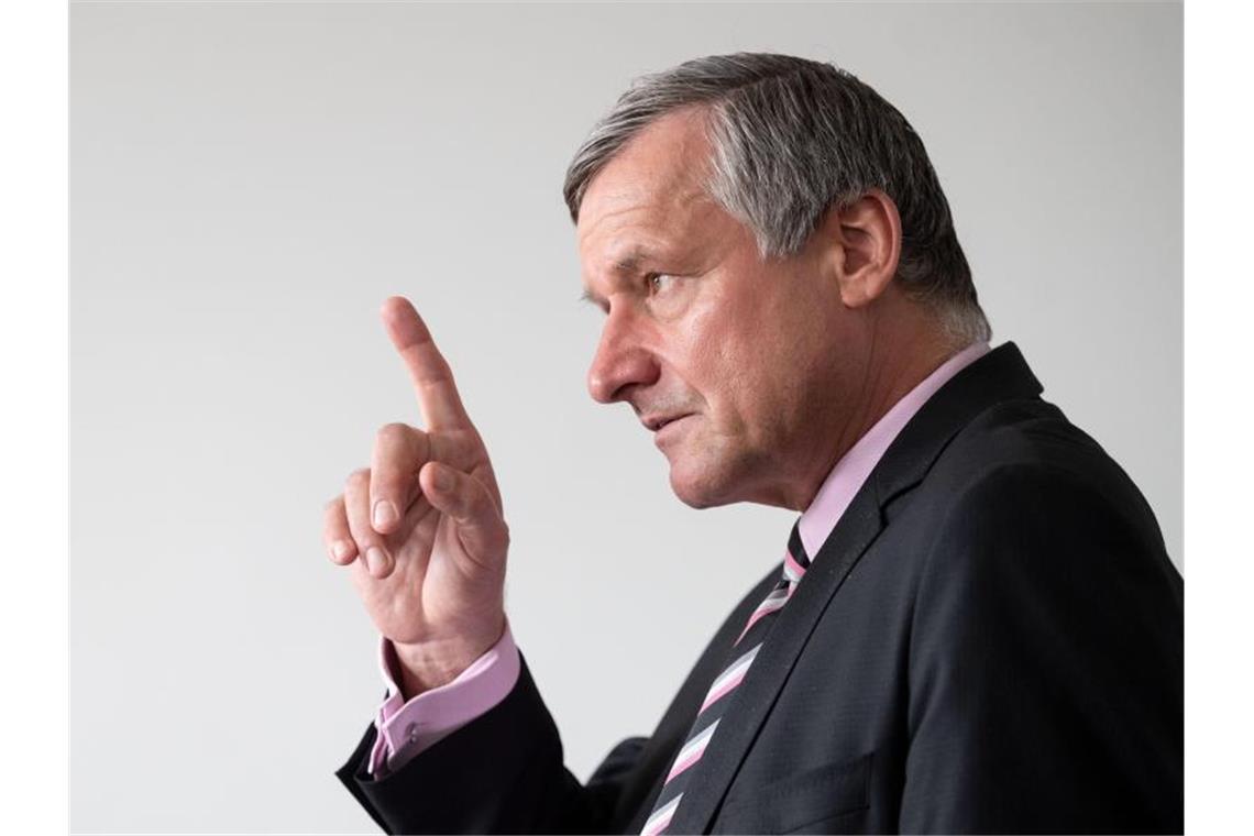 Hans-Ulrich Rülke, der Vorsitzende der FDP-Fraktion im Landtag von Baden-Württemberg. Foto: Marijan Murat/dpa/Archivbild