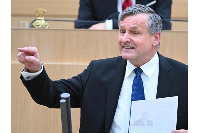Hans-Ulrich Rülke, FDP-Fraktionsvorsitzender im Landtag von Baden-Württemberg. Foto: Bernd Weißbrod/dpa/Archivbild