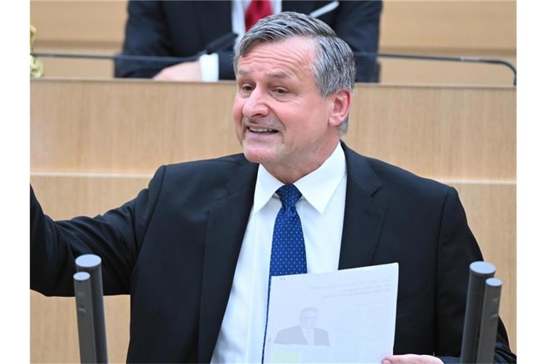 Hans-Ulrich Rülke (FDP) spricht im Landtag. Foto: Bernd Weißbrod/dpa