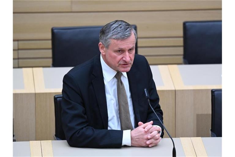 Hans-Ulrich Rülke, Spitzenkandidat der FDP, sitzt im Landtag. Foto: Uli Deck/dpa