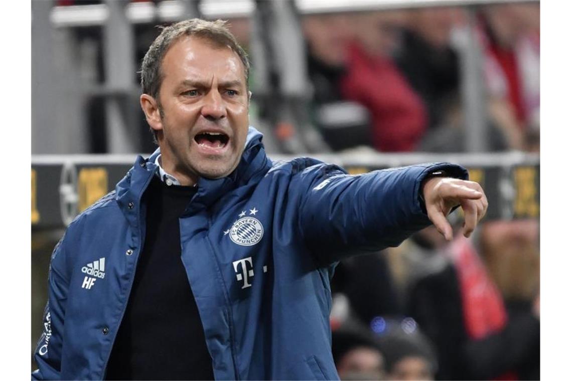 Flick wird zum Gestalter der Bayern-Zukunft Hansi Flicks Vertrag beim FC Bayern wurde bis zum 30. Juni 2023 verlängert. Foto: Torsten Silz/dpa