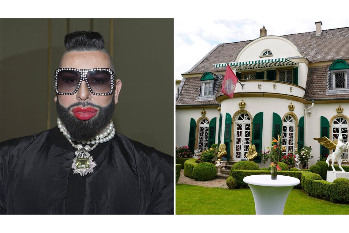 Harald Glööckler gibt Roomtour durch sein „Château Pompöös“ Harald Glööckler sucht für sein „Château Pompöös“ in der Pfalz einen Käufer.