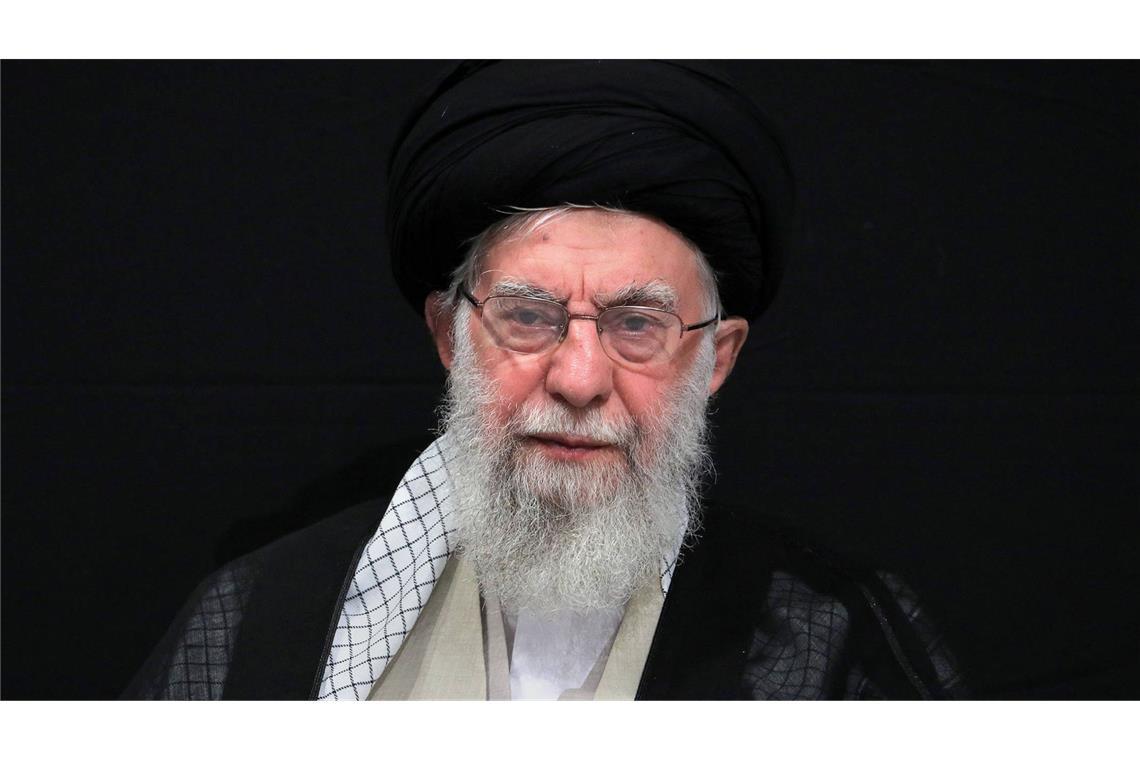 Trump entzweit Teherans Spitze Hardliner: Ayatollah Ali Chamenei will nicht mit Trump verhandeln.