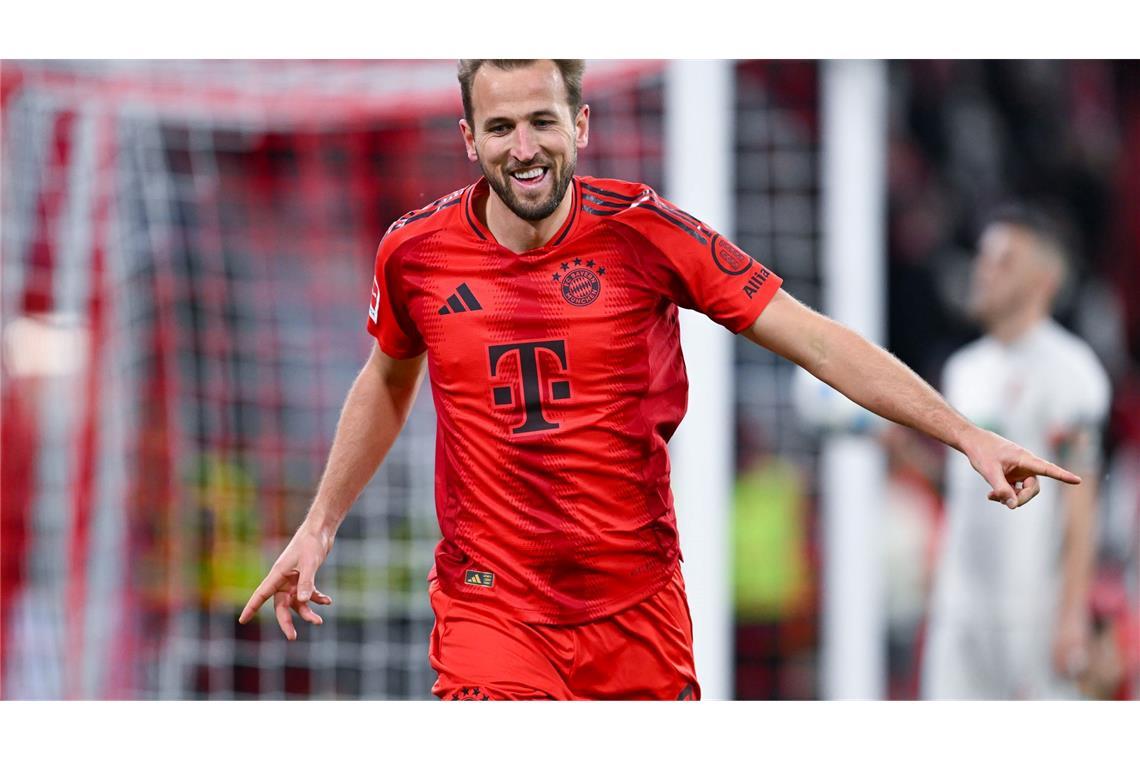 Kane-Rekord und Abwehr-Zweifel - "Müssen Sinne schärfen" Harry Kane traf auch im 50. Bundesliga-Spiel.
