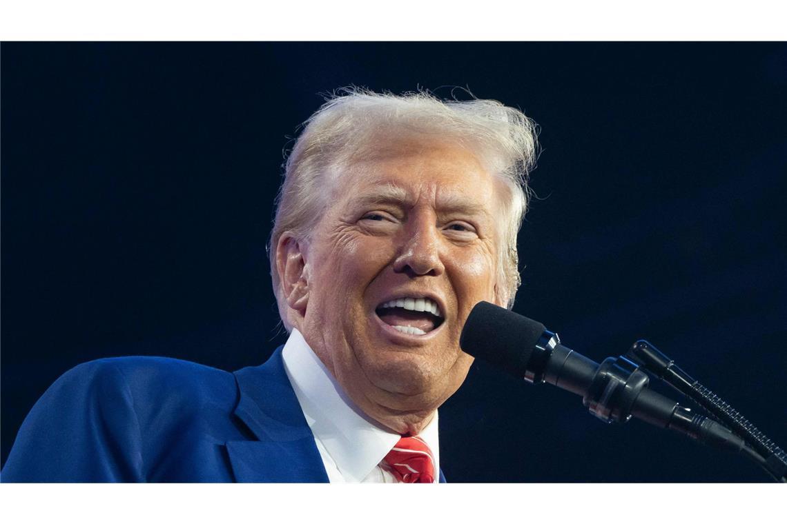 Eine Millionen Dollar für „Candelight-Dinner“ – Trump kassiert bei Amtseinführung ab Hat bei der Amtseinführung gleich doppelten Grund zur Freude: Donald Trump. (Archivbild)