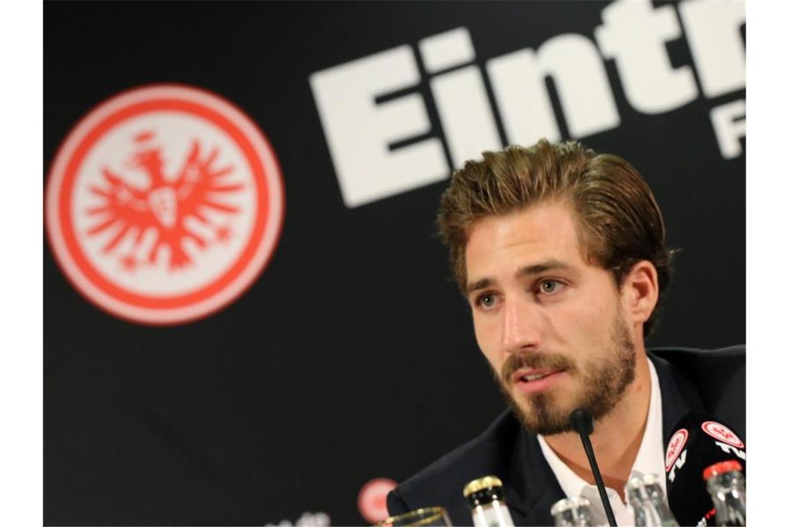 Eintracht mit Schwung nach Vaduz - Keeper Trapp zurück Hat bei Eintracht Frankfurt einen Fünfjahresvertrag unterschrieben: Torhüter Kevin Trapp. Foto: Lennart Stock
