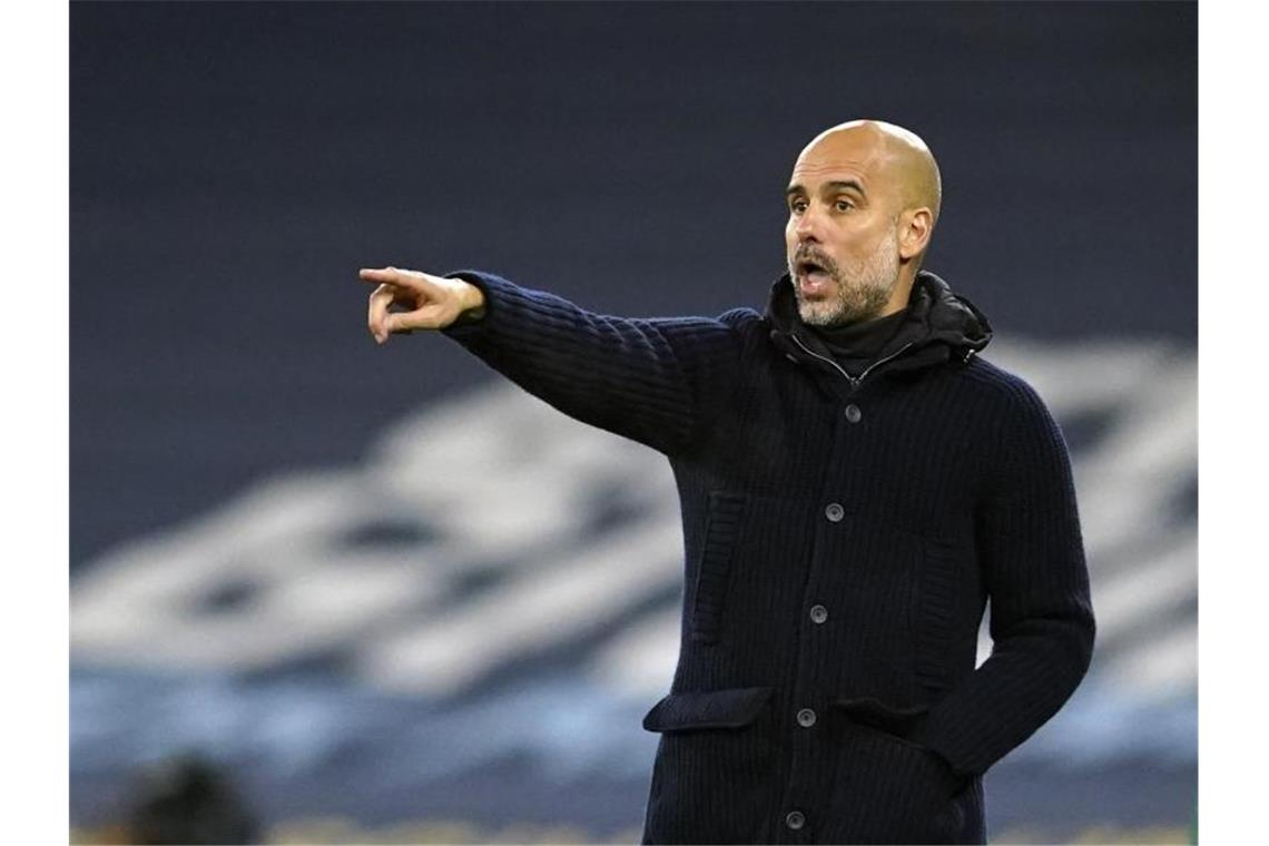Starcoach Guardiola verlängert bei Man City bis 2023 Hat bei Manchester City ein neues Arbeitspapier unterschrieben: Pep Guardiola. Foto: Dave Thompson/AP/dpa