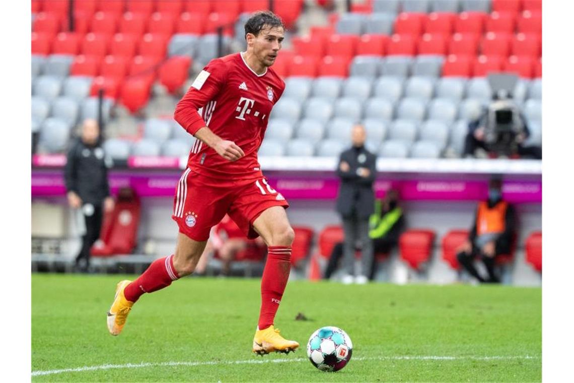 Hat beim FC Bayern einen hohen Stellenwert: Nationalspieler Leon Goretzka. Foto: Matthias Balk/dpa-Pool/dpa