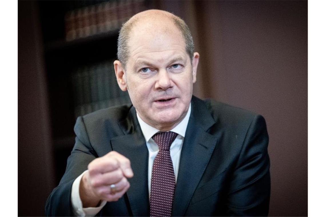 Hat bereits das Kreditvolumen für das laufende Jahr angepasst: Bundesfinanziminister Olaf Scholz. Foto: Kay Nietfeld/dpa