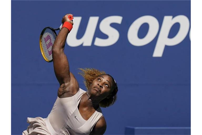 Hat das Viertelfinale der US Open erreicht: Serena Williams in Aktion. Foto: Seth Wenig/AP/dpa