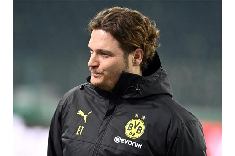 Hat den BVB nach einer kurzen Schwächephase wieder in die Spur gebracht: Edin Terzic. Foto: Federico Gambarini/dpa-Pool/dpa