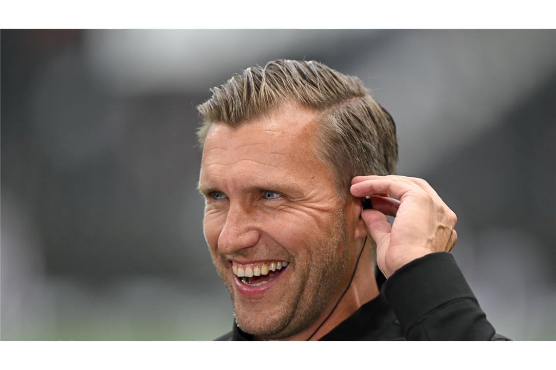 Hat derzeit gut lachen: Eintracht Frankfurts Sportvorstand Markus Krösche.