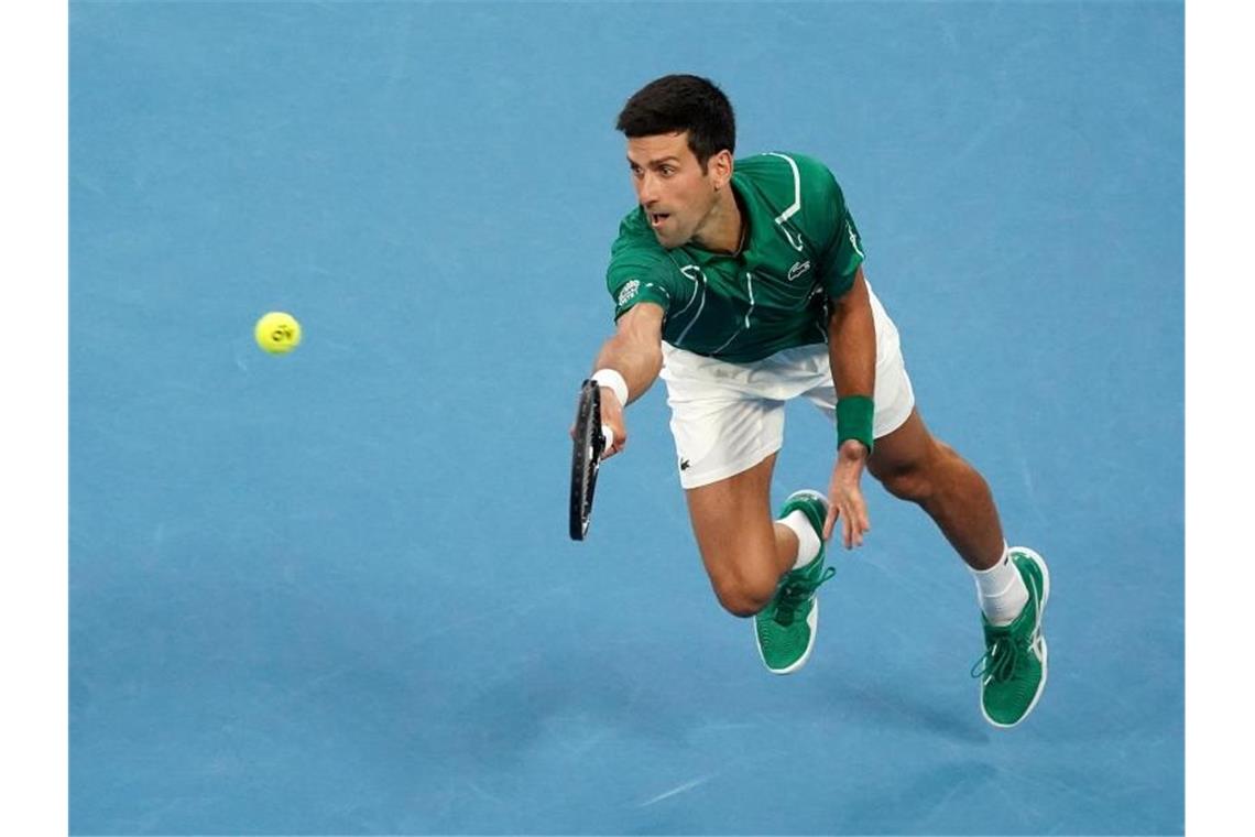 Djokovic zum achten Mal Australian-Open-Champion Hat die Australian Open zum achten Mal gewonnen: Novak Djokovic. Foto: Michael Dodge/AAP/dpa