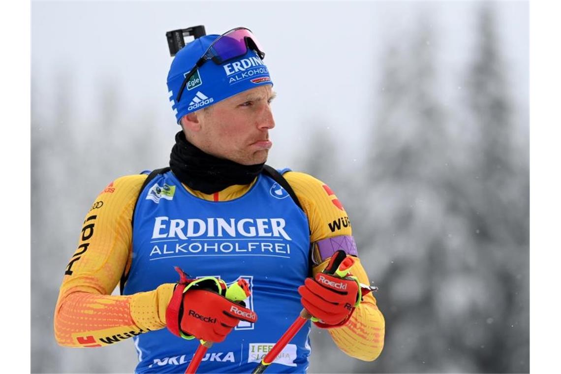 Hat die verkorkste Biathlon-Heim-WM bereits zu den Akten gelegt: Erik Lesser. Foto: Sven Hoppe/dpa