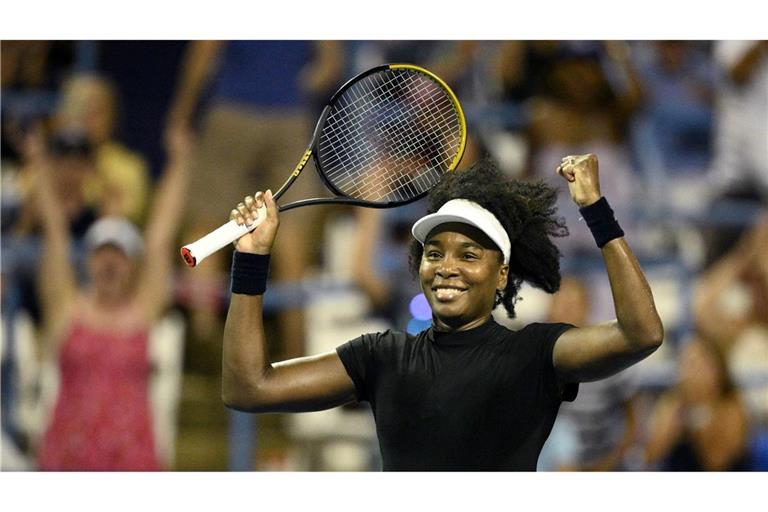 Hat erstmals seit 2023 wieder ein Einzel auf der WTA-Tour gewonnen: Venus Williams.