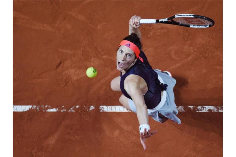 Hat es in Paris als einzige deutsche Spielerin in die dritte Runde geschafft: Andrea Petkovic. Foto: Marijan Murat