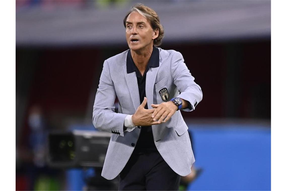 Hat großen Anteil an der Wiederauferstehung der Squadra Azzurra: Italiens Nationaltrainer Roberto Mancini. Foto: Fabio Ferrari/LaPresse via ZUMA Press/dpa