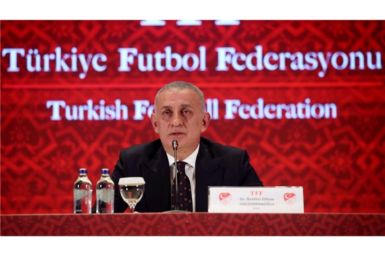 Hat Grund zur Sorge: Ibrahim Haciosmanoglu, Präsident des türkischen Fußballverbands.