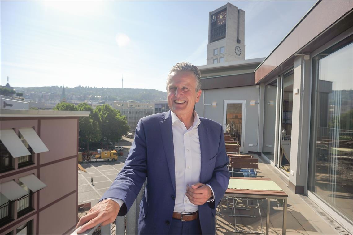 Frank Nopper führt mit großen Vorsprung Hat in drei Wochen die besten Karten, neuer Oberbürgermeister der Landeshauptstadt Stuttgart zu werden: Frank Nopper. Foto: Max Kovalenko