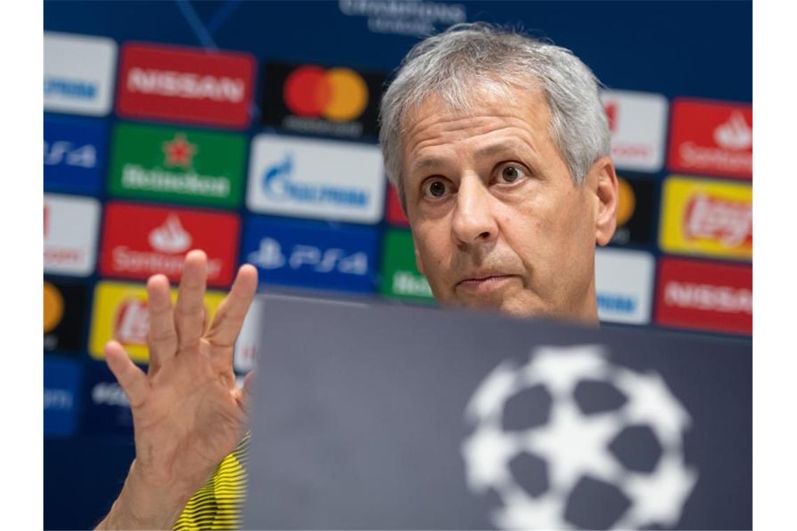 Auch ohne Leitwolf Reus zum Sieg: BVB plant Coup in Mailand Hat mit dem BVB Inter Mailand im Visier: Lucien Favre. Foto: Bernd Thissen/dpa