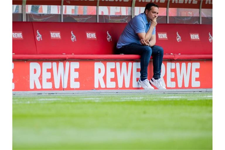 Hat mit seinem Aus als Geschäftsführer beim 1. FC Köln nicht gerechnet: Horst Heldt. Foto: Rolf Vennenbernd/dpa