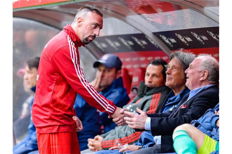 Hat noch keinen neuen Arbeitgeber aber gute Ratschläge für den FC Bayern: Franck Ribéry. Foto: Uwe Anspach