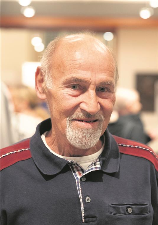 Angehende Backnanger des Herzens Hat schon die Ausbildung in Backnang absolviert: Rolf Maass, aus Stuttgart gekommen.