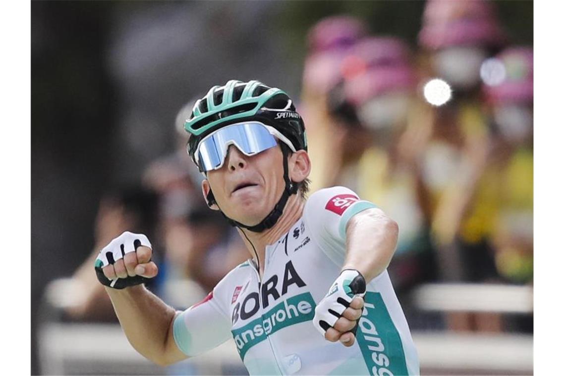 Hat seine bisher beste Saison als Radprofi hinter sich: Tour-Etappensieger Lennard Kämna. Foto: Christophe Ena/AP/dpa