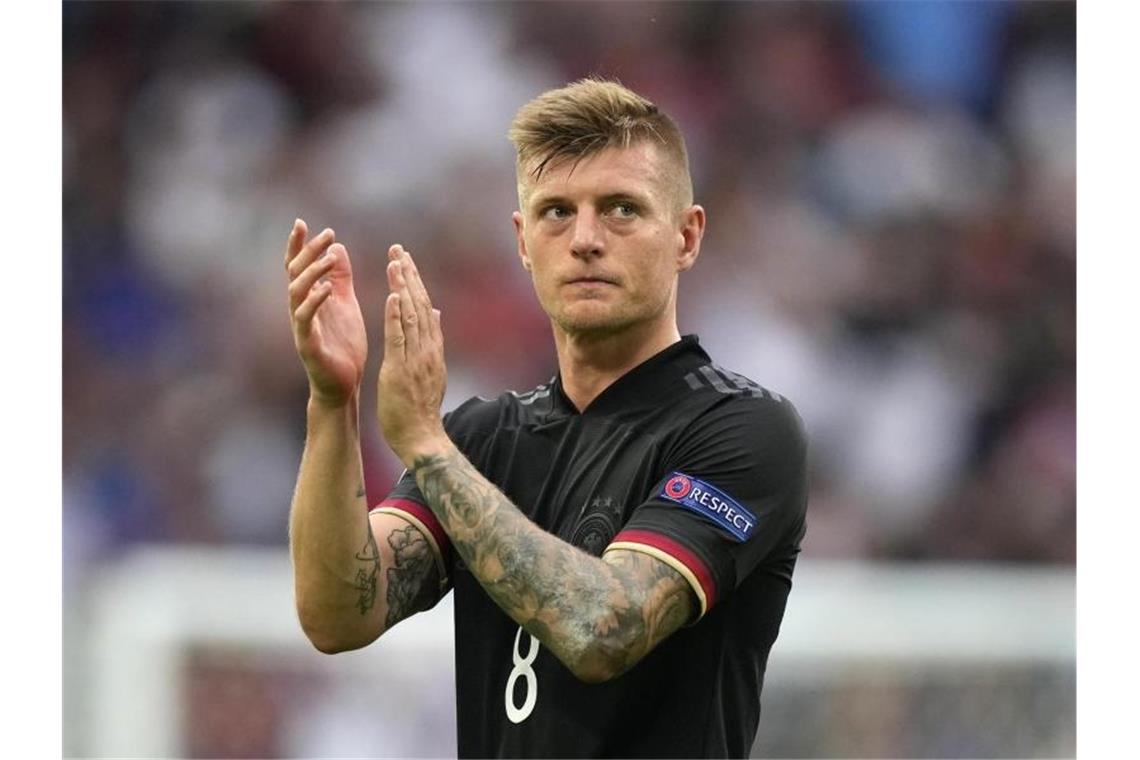 Hat seine Karriere im DFB-Team beendet: Rio-Weltmeister Toni Kroos. Foto: Frank Augstein/Pool AP/dpa