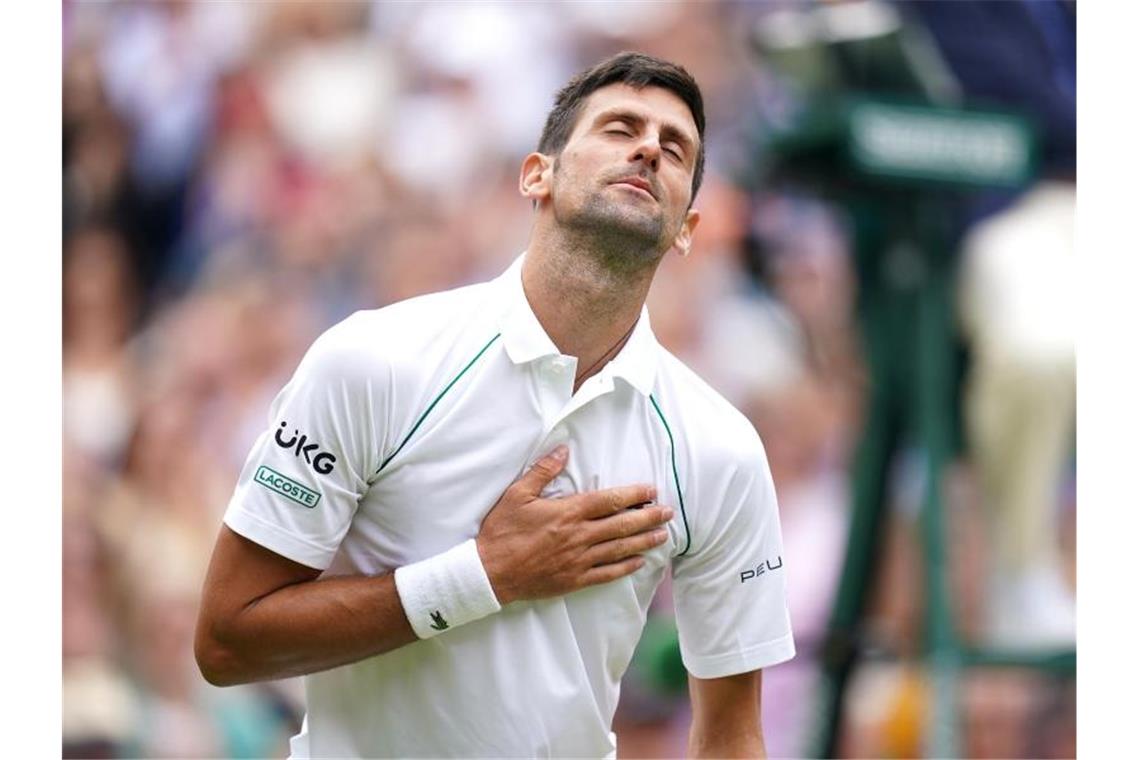 Hat seinen 20. Grand-Slam-Titel im Visier: Novak Djokovic. Foto: Adam Davy/PA Wire/dpa