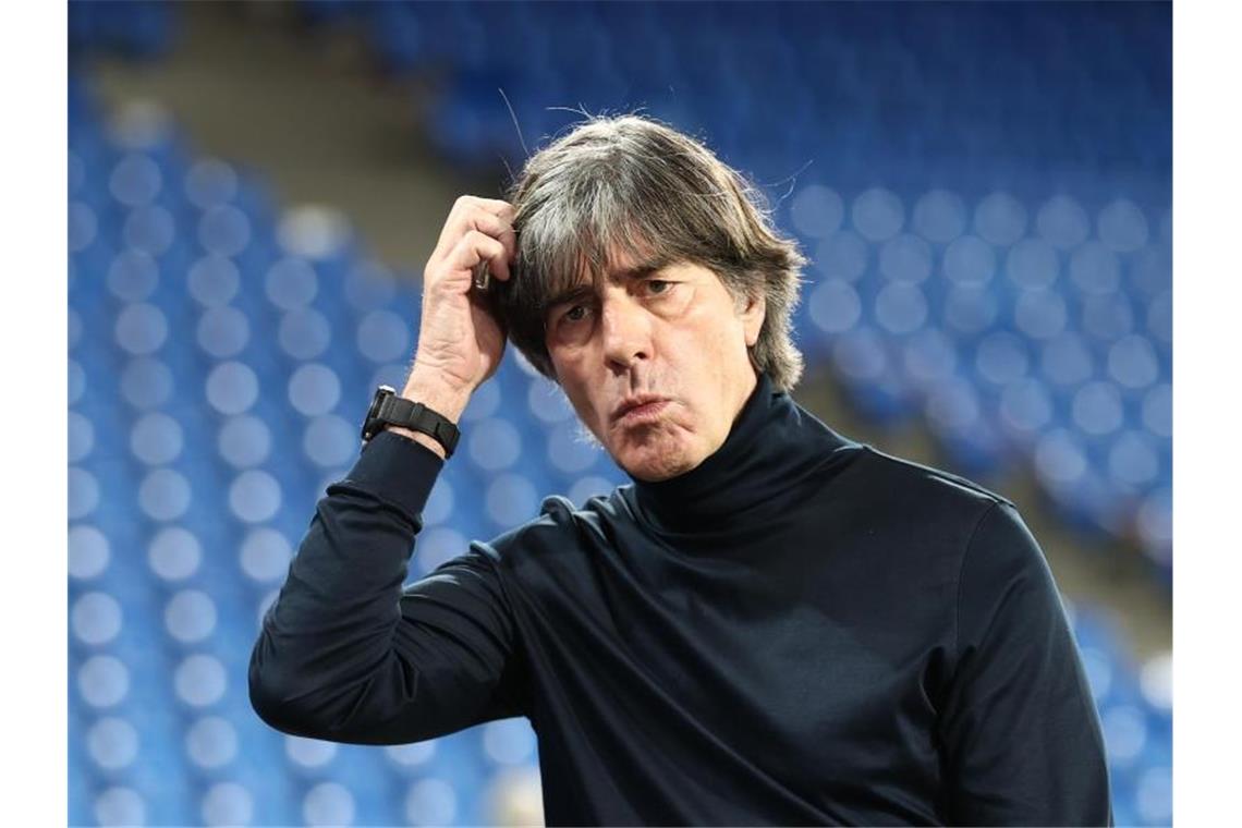 Hat seinen Kader für die WM-Quali-Spiele beisammen: Joachim Löw, Bundestrainer. Foto: Christian Charisius/dpa