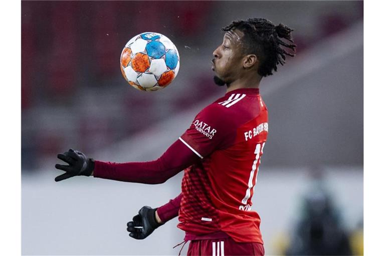 Hat seinen Vertrag beim FC Bayern verlängert: Kingsley Coman. Foto: Tom Weller/dpa