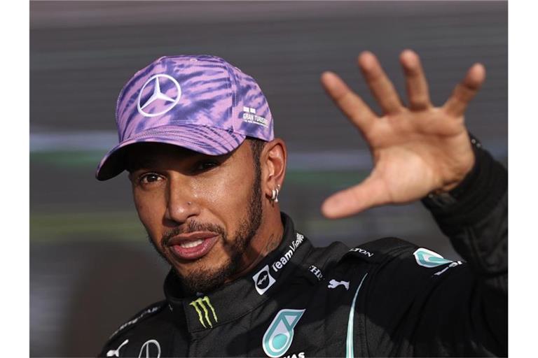 Hat sich die beste Ausgangsposition für den Kampf um die Pole Position verschafft: Lewis Hamilton. Foto: Lars Baron/Pool Getty/AP/dpa