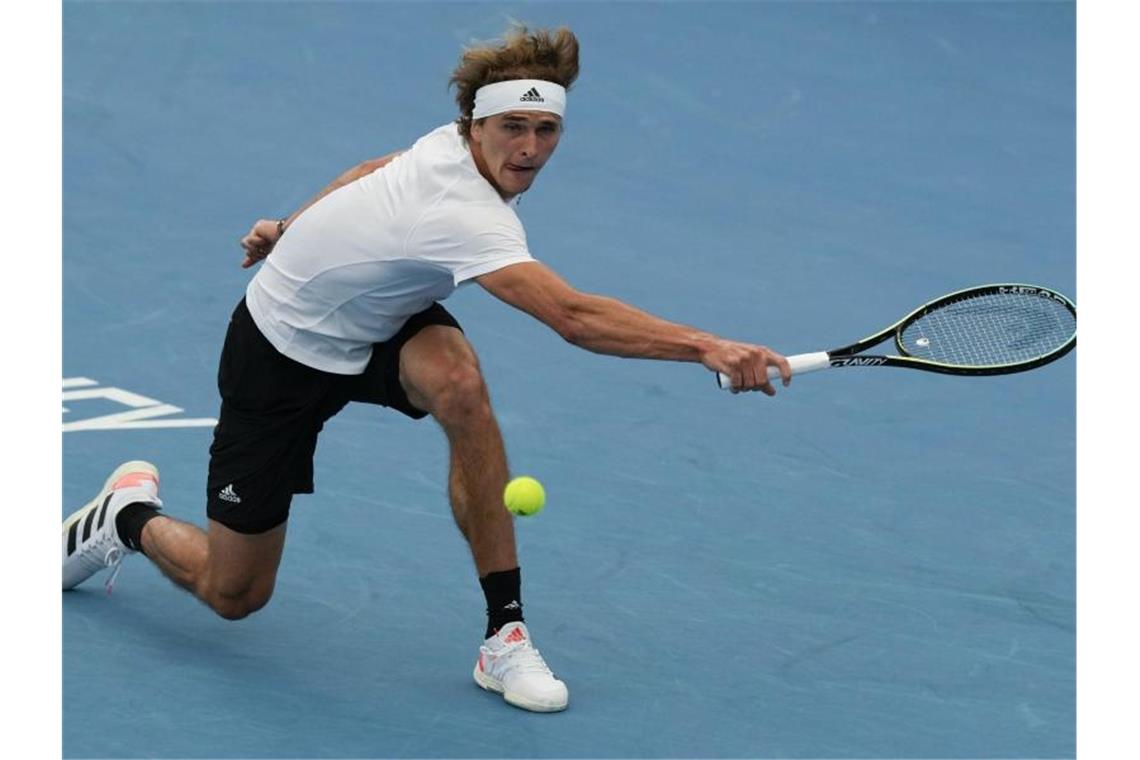 Struff und Zverev sorgen bei ATP Cup für Sieg über USA Hat sich in seinem Einzel gegen Taylor Fritz durchgesetzt: Alexander Zverev. Foto: Mark Baker/AP/dpa