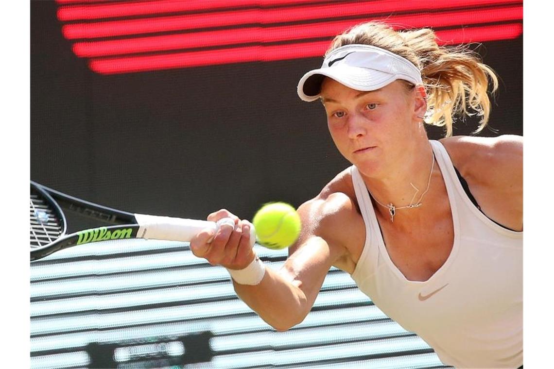 Tennis: Qualifikantin Samsonowa überrascht in Berlin Hat überraschend das Turnier in Berlin gewonnen: Ludmilla Samsonowa in Aktion. Foto: Wolfgang Kumm/dpa