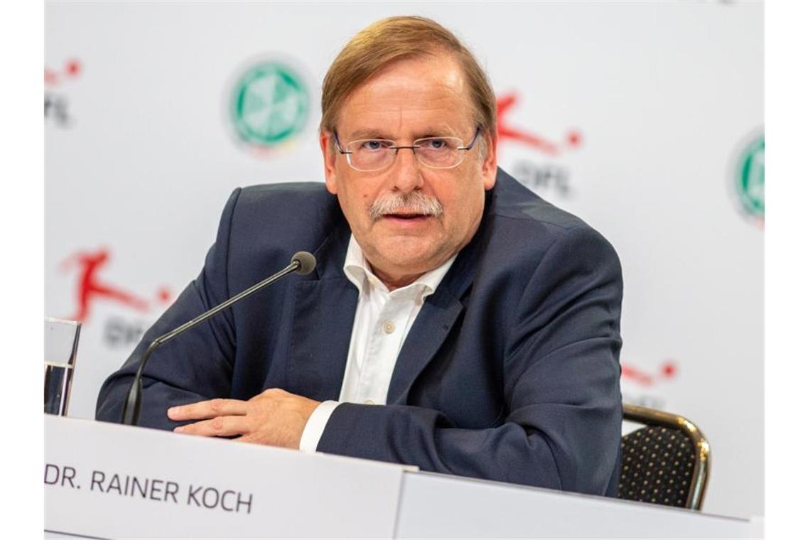 Hat Verständnis für die neuen Corona-Maßnehmen: DFB-Vize Rainer Koch. Foto: Andreas Gora/dpa