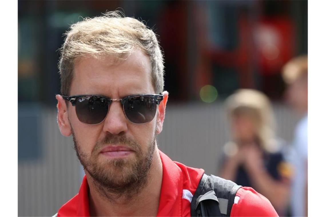 Vettels Ferrari-Team dämpft Erwartungen vor Silverstone Hat wenig Hoffnungen auf einen Sieg beim Rennen in Silverstone: Sebastian Vettel. Foto: Photo4/Lapresse/Lapresse via ZUMA Press