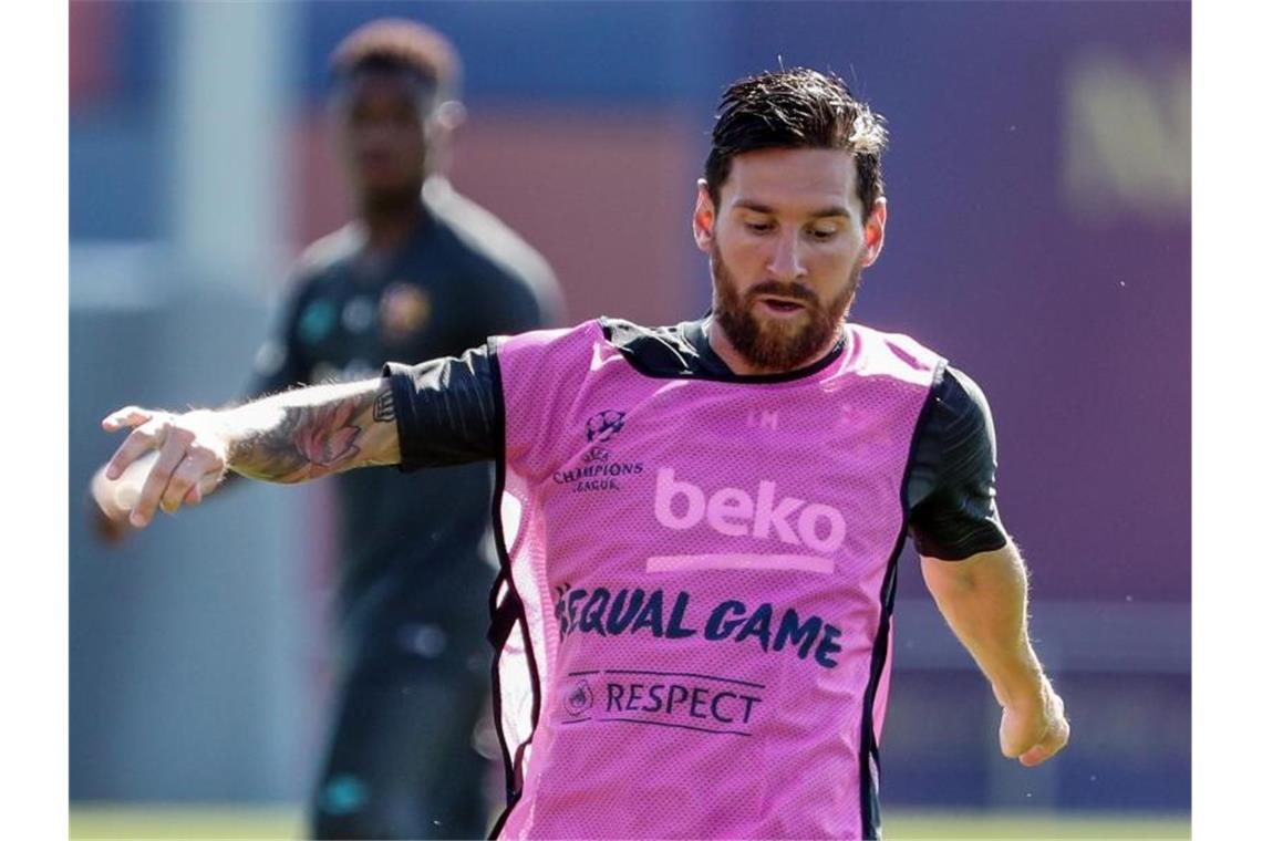 Hat wieder beim FC Barcelona trainiert: Lionel Messi. Foto: Miguel Ruiz/UEFA/dpa