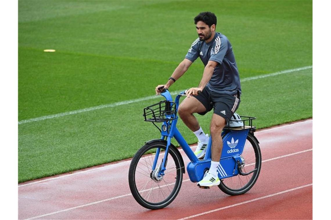 Hat wieder das Training mit dem DFB-Team aufgenommen: Ilkay Gündogan. Foto: Federico Gambarini/dpa