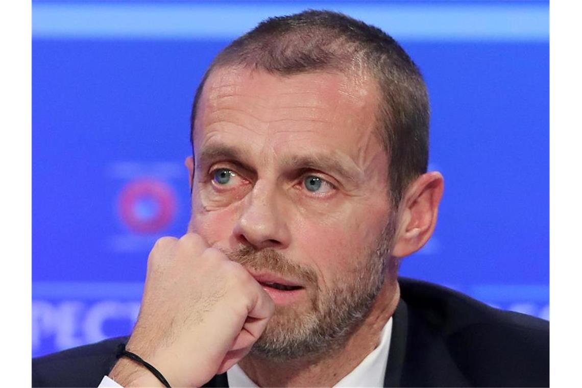 Ceferin zweifelt am Saisonabschluss: „Schwer zu sagen“ Hat Zweifel daran, dass die Saison 2019/20 im europäischen Fußball abgeschlossen werden kann: UEFA-Präsident Aleksander Ceferin. Foto: Niall Carson/PA Wire/dpa