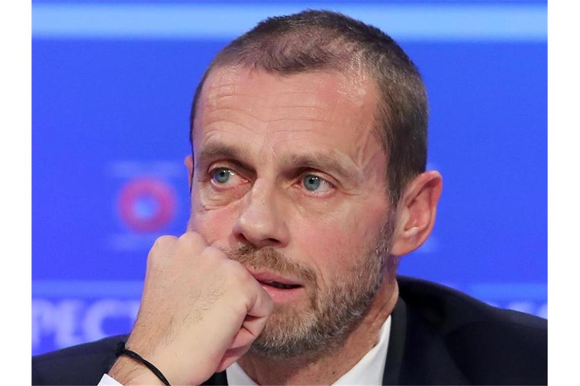 Hat Zweifel daran, dass die Saison 2019/20 im europäischen Fußball abgeschlossen werden kann: UEFA-Präsident Aleksander Ceferin. Foto: Niall Carson/PA Wire/dpa