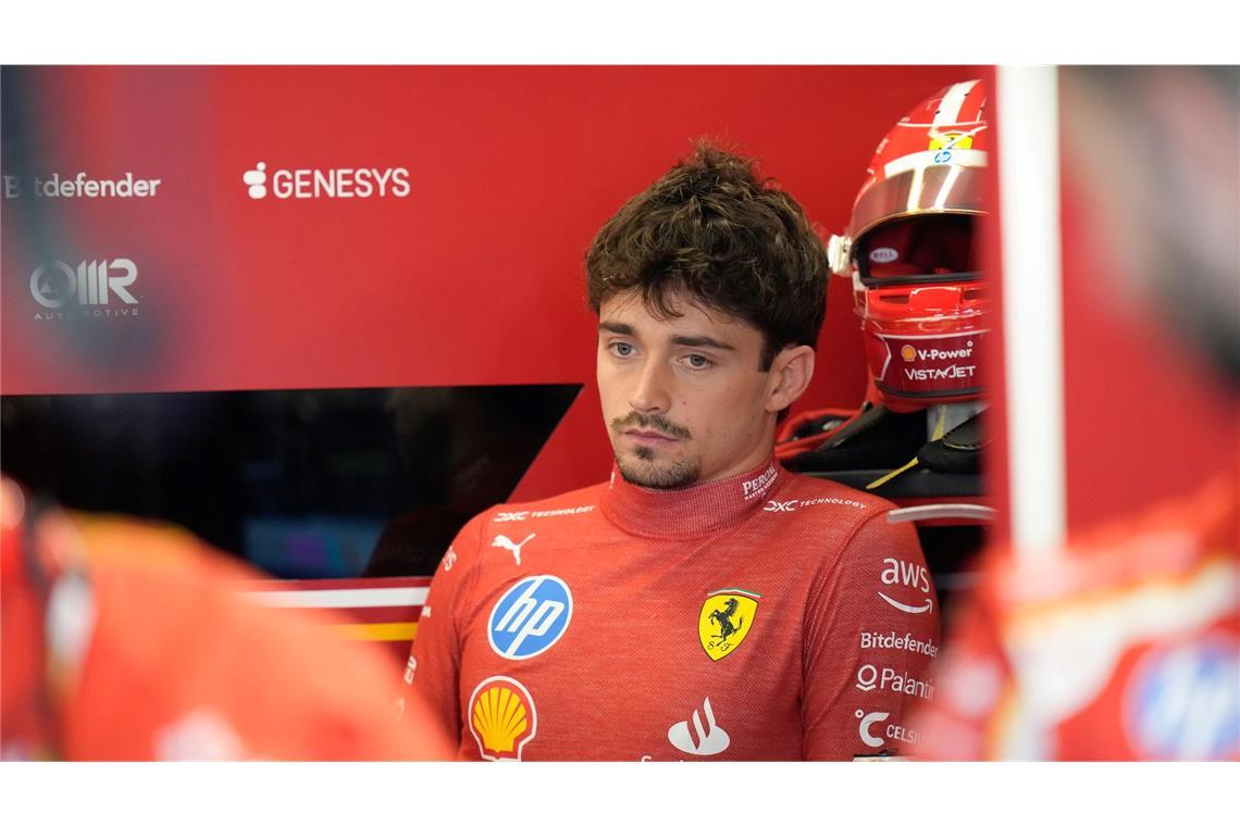 Für Team-Titel: Ferrari muss "auf Rennwunder hoffen" Hatte viel Pech: Charles Leclerc.