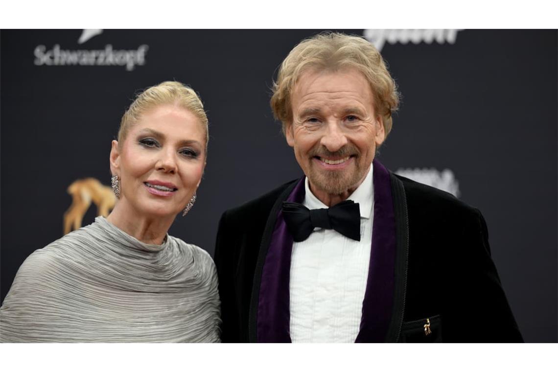 Hatten auf dem Oktoberfest nur Lob füreinander übrig: Thomas Gottschalk und seine Frau Karina. (Archivbild)