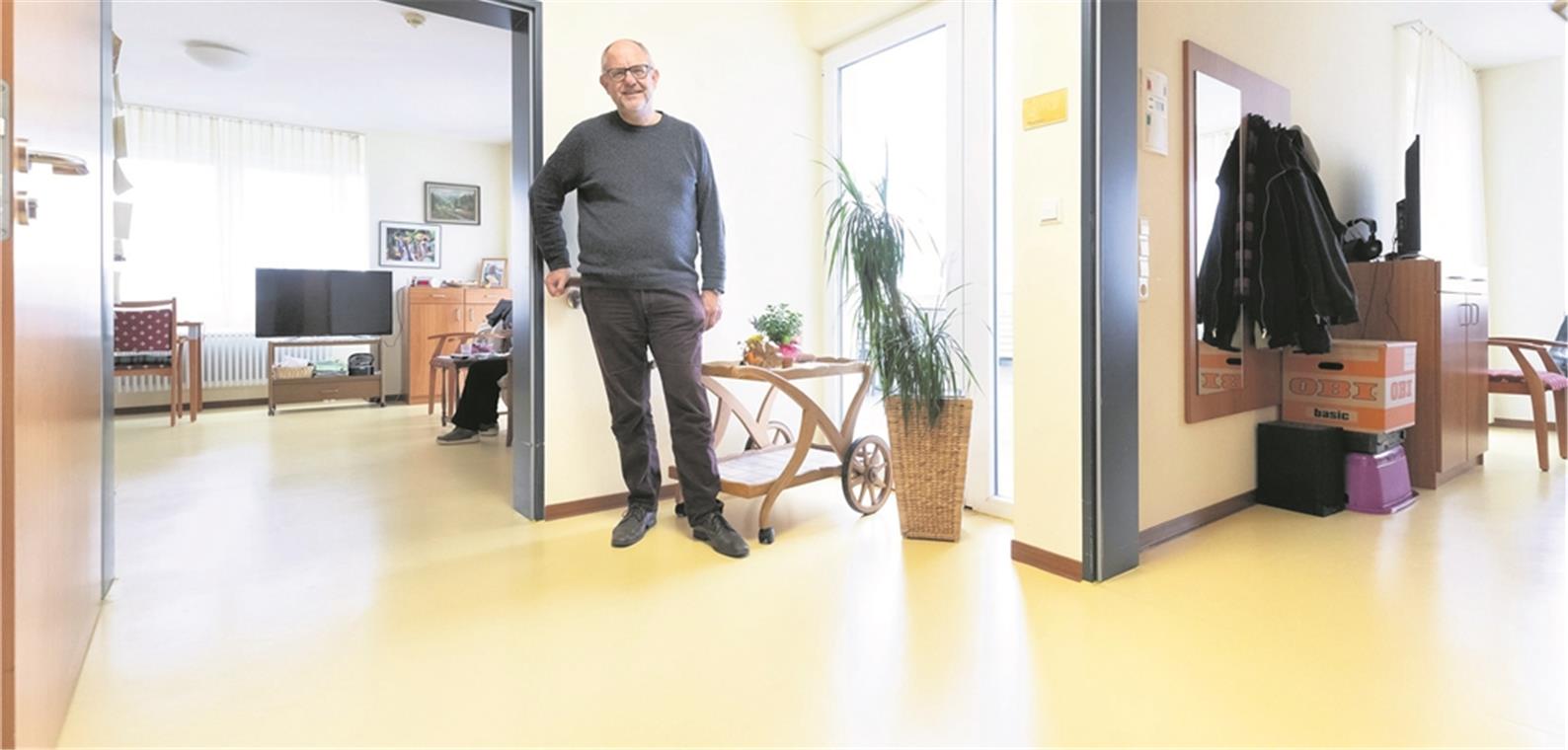 Im Alter getrennt, aber doch vereint Haus-Elim-Chef Thomas Gengenbach verteidigt das Einzelzimmergebot. Zimmer von Paaren ließen sich beispielsweise am Ende eines Ganges zu einer Einheit zusammenschließen. Foto: J. Fiedler