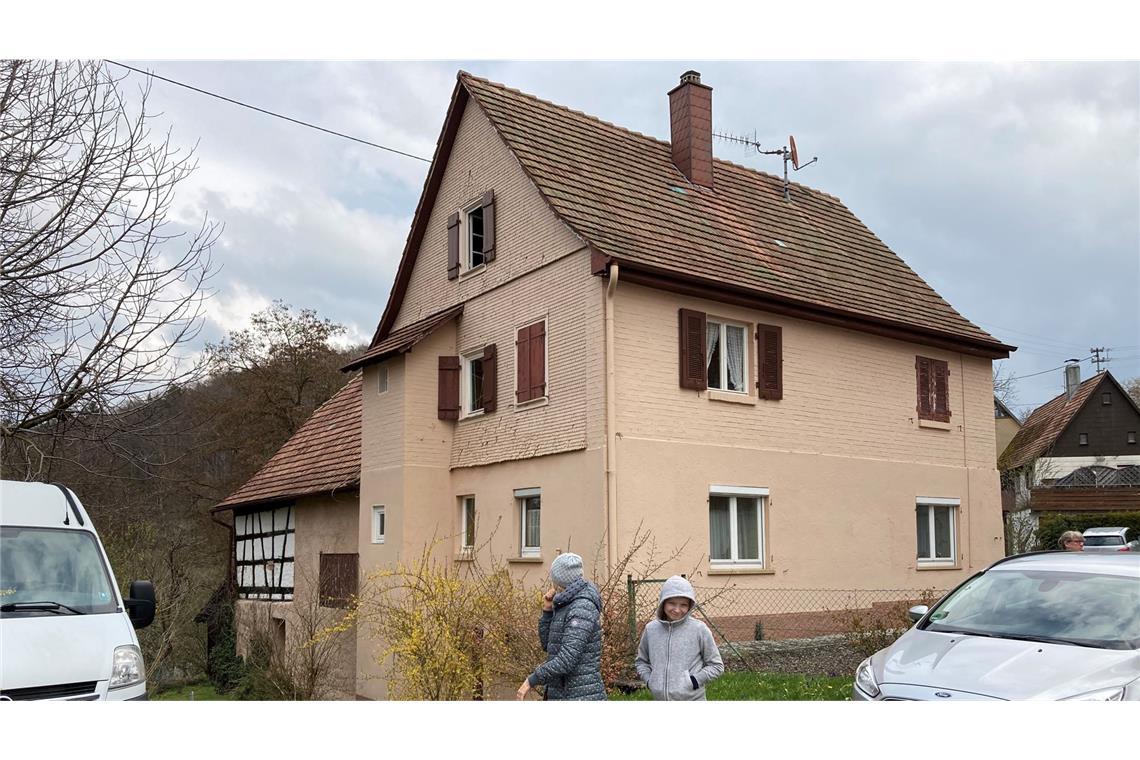 Haus mit Scheune in Horb am Neckar vor dem Umbau . . .